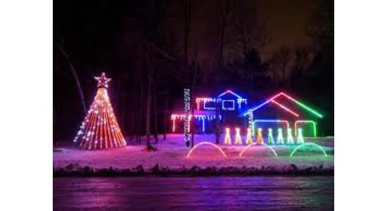 Kültéri karácsonyi világítás az ünnepi hangulathoz
